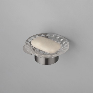 Zeep bakje muurbevestiging gun metal