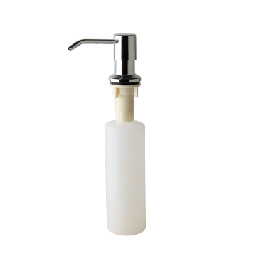 Zeep pomp inbouw chroom