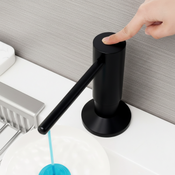 Zeepdispenserzwartinbouw1