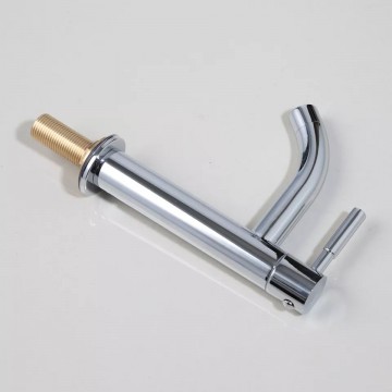 Zijkant wastafelkraan chroom