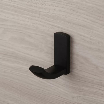 Zwart badkamerhaakje