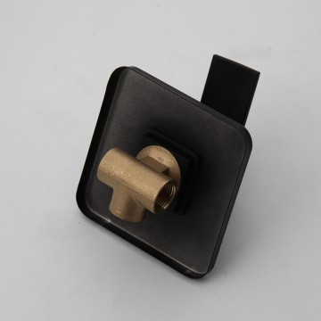 Zwart mengpaneel badkraan