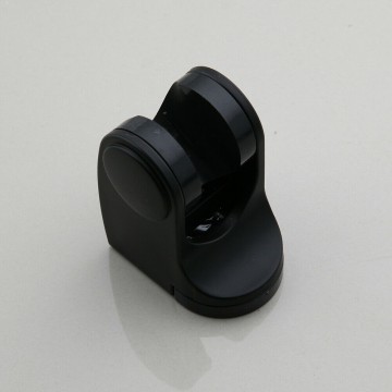 Zwarte abs handdouche houder