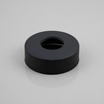 Zwarte badrozet 18mm