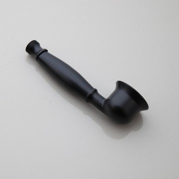 Zwarte handdouche doucheset