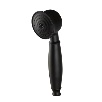 Zwarte handdouche landelijke stijl