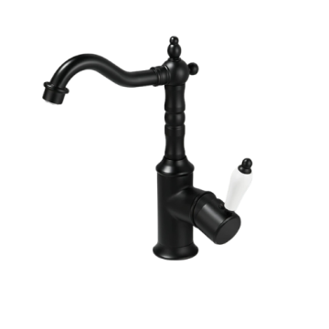 Zwarte mengkraan landelijke stijl