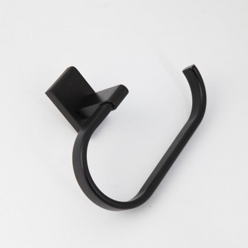 Zwarte moderne wc rol houder