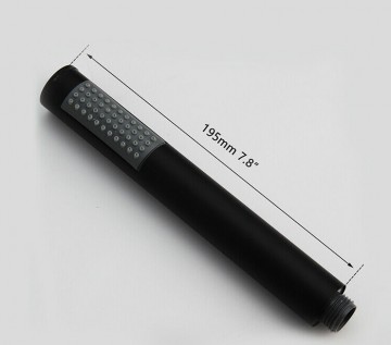 Zwarte staaf handdouche