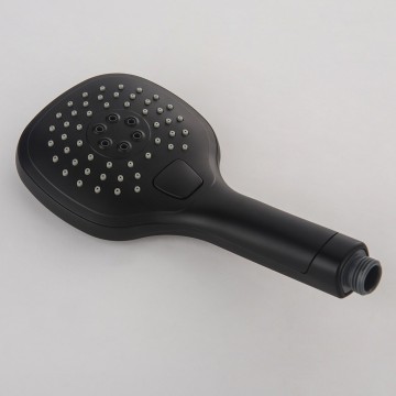 Zwarte thermostatische watervalbadkraan 14