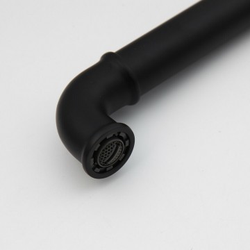 Zwarte uitloop met perlator 0